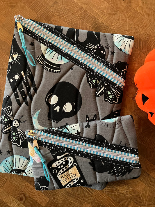 WITCHY BOOK POUCH SET