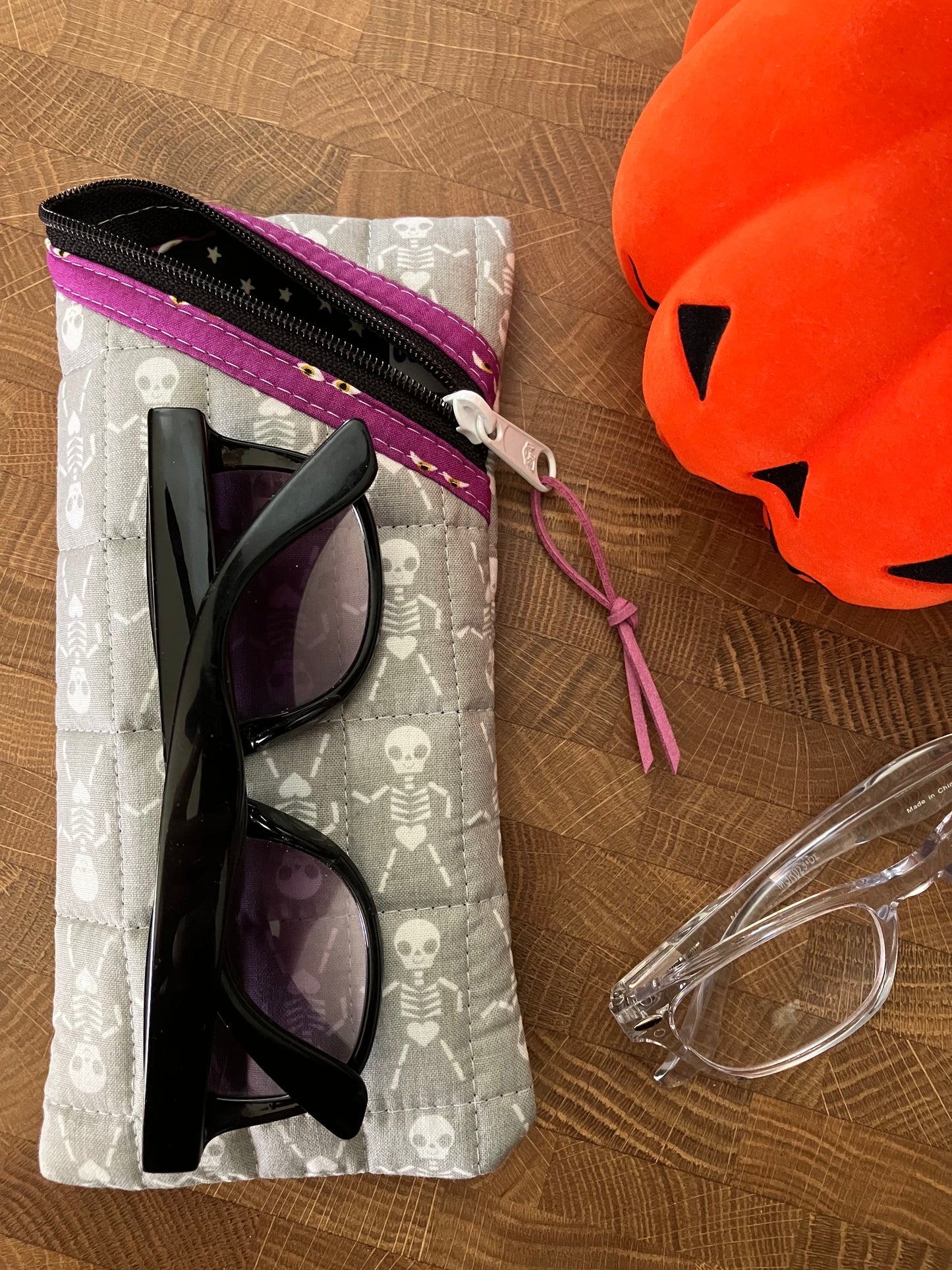 Skeletons Sunglasses Pouch