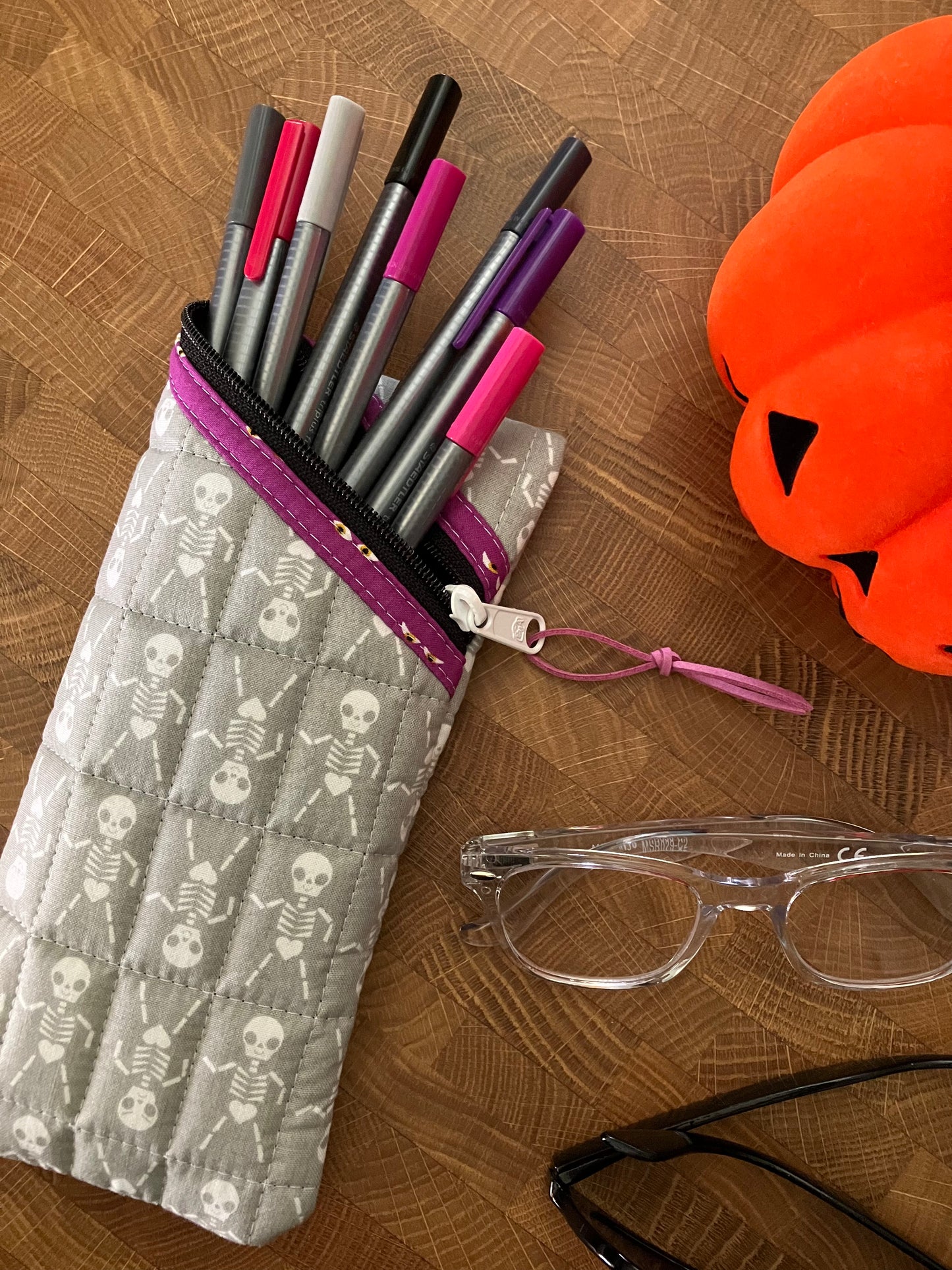 Skeletons Sunglasses Pouch
