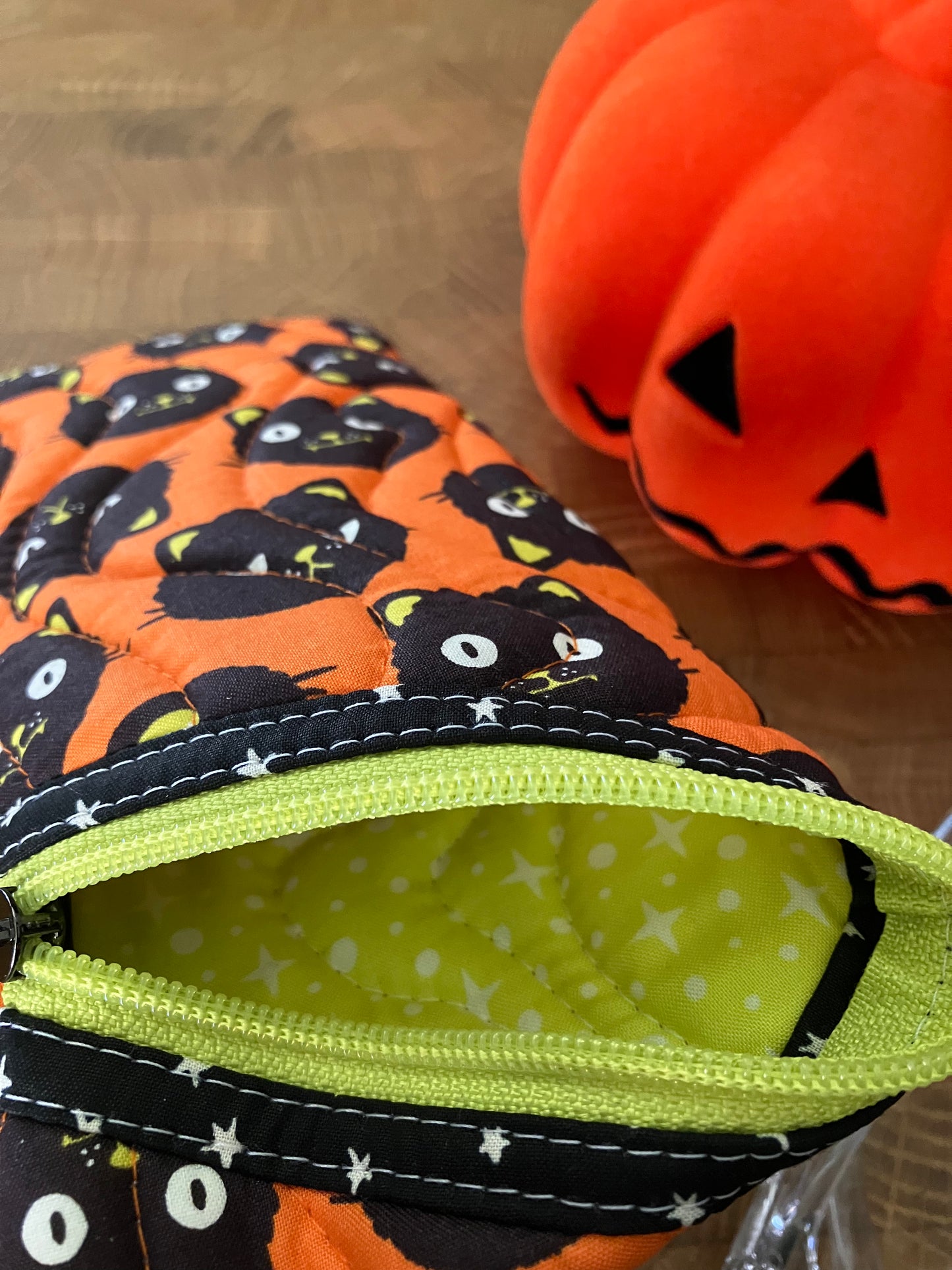 Orange Kitties Sunglasses Pouch