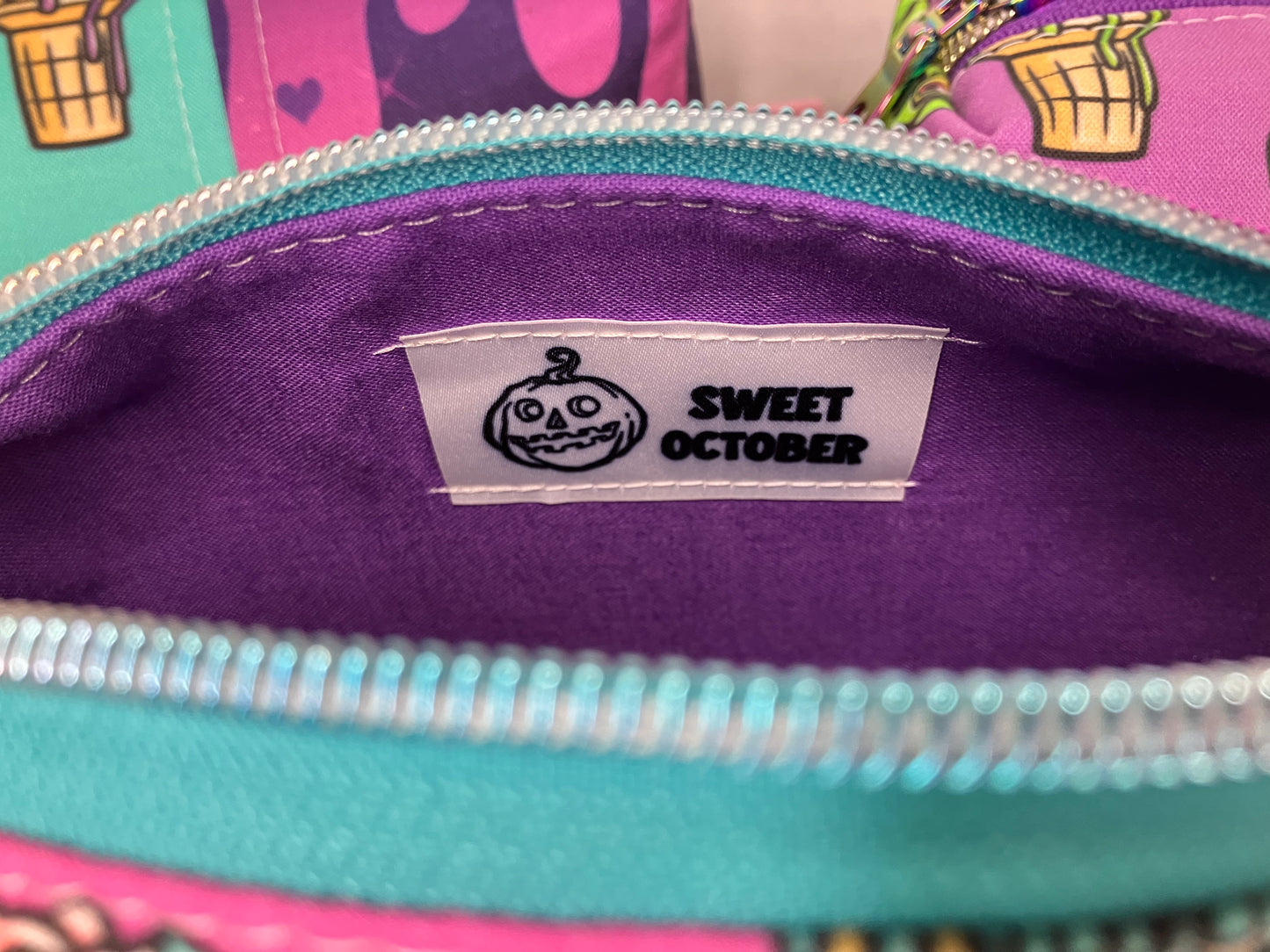 Aqua Zombie Ice Cream Boxy Bag