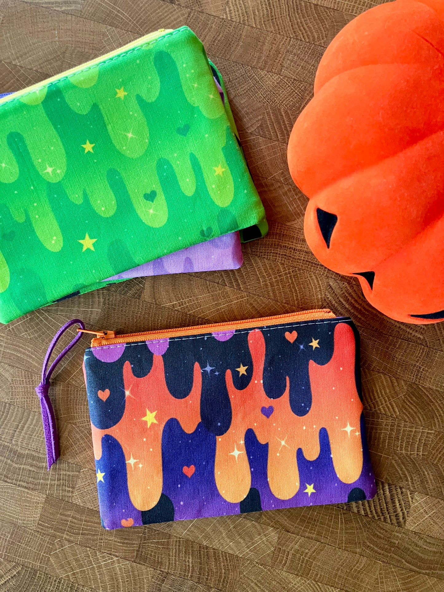 Halloween Slime Coin Pouch