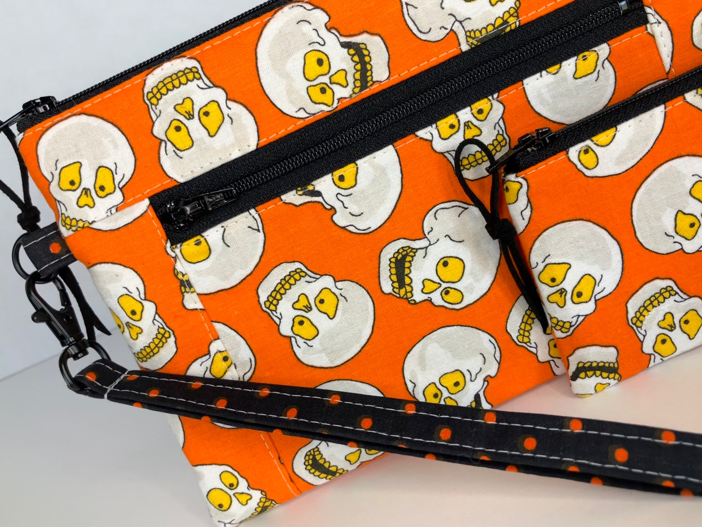 3-Piece Skull Wristlet Set