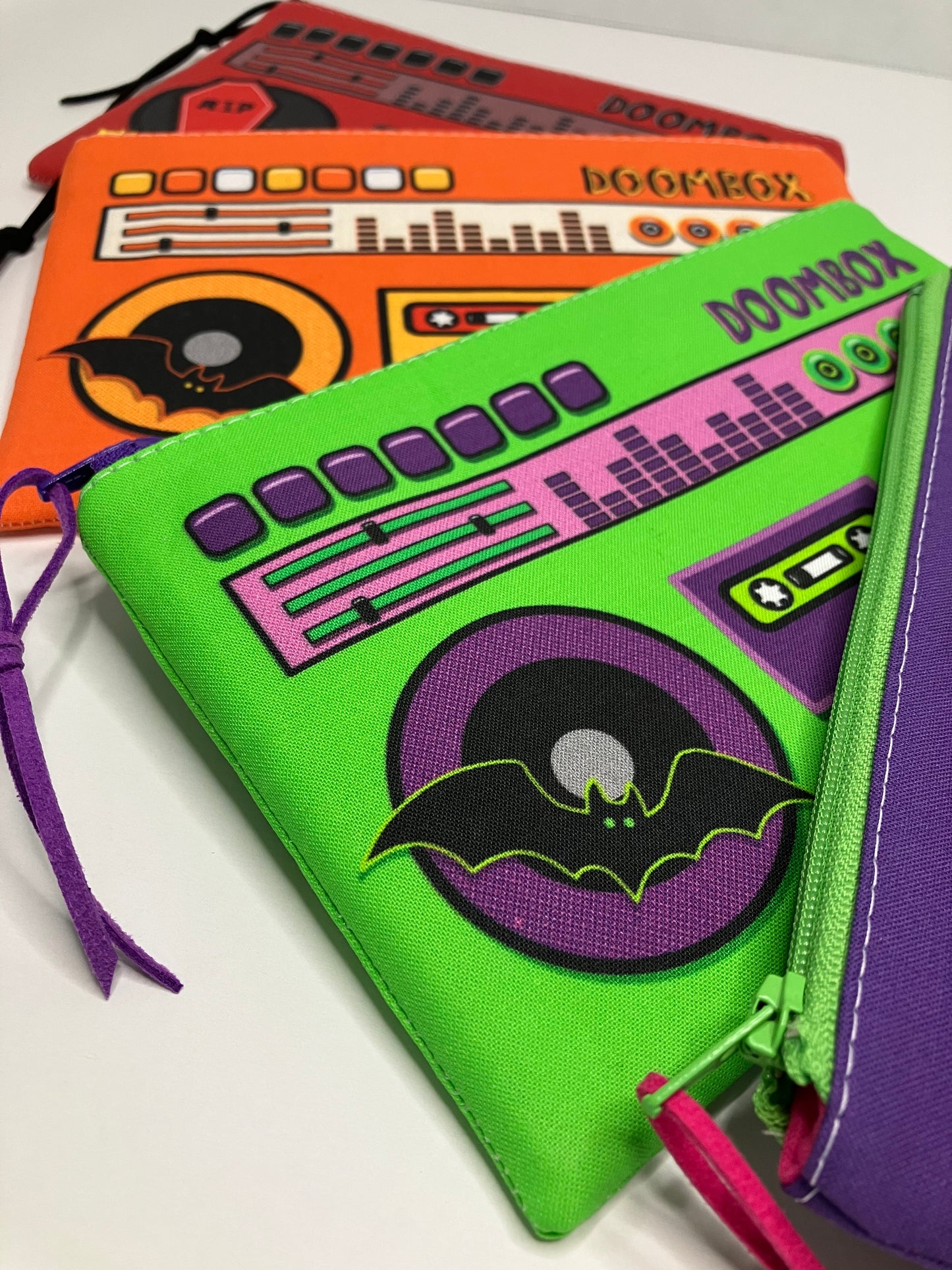 Batty Doombox Zip Pouch