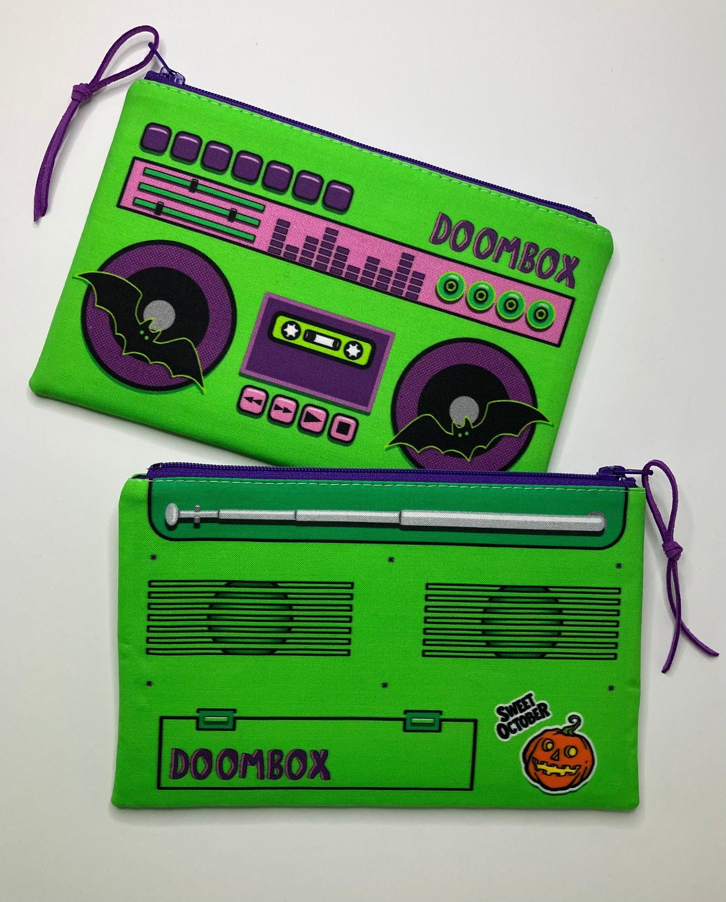 Batty Doombox Zip Pouch
