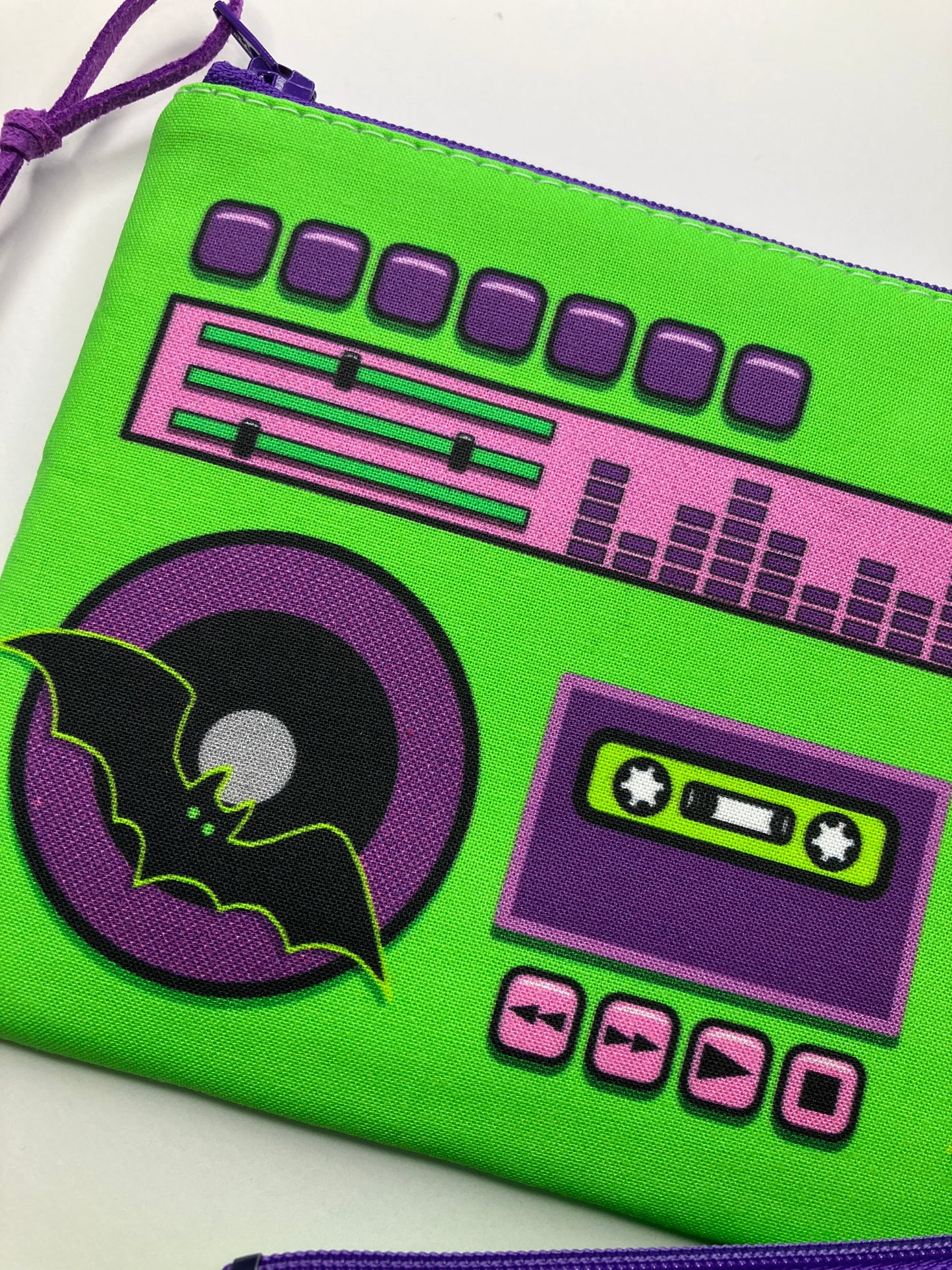 Batty Doombox Zip Pouch