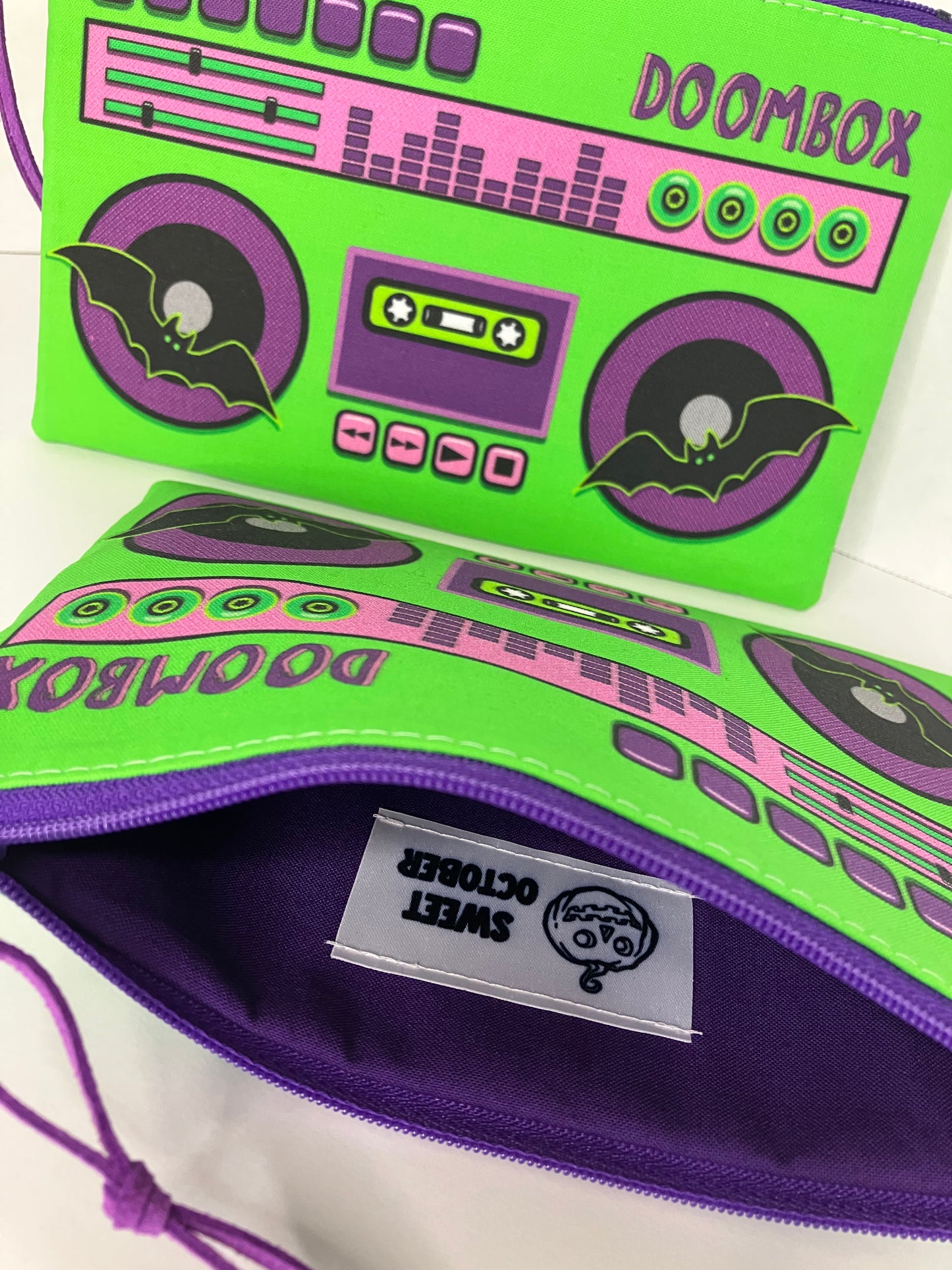 Batty Doombox Zip Pouch