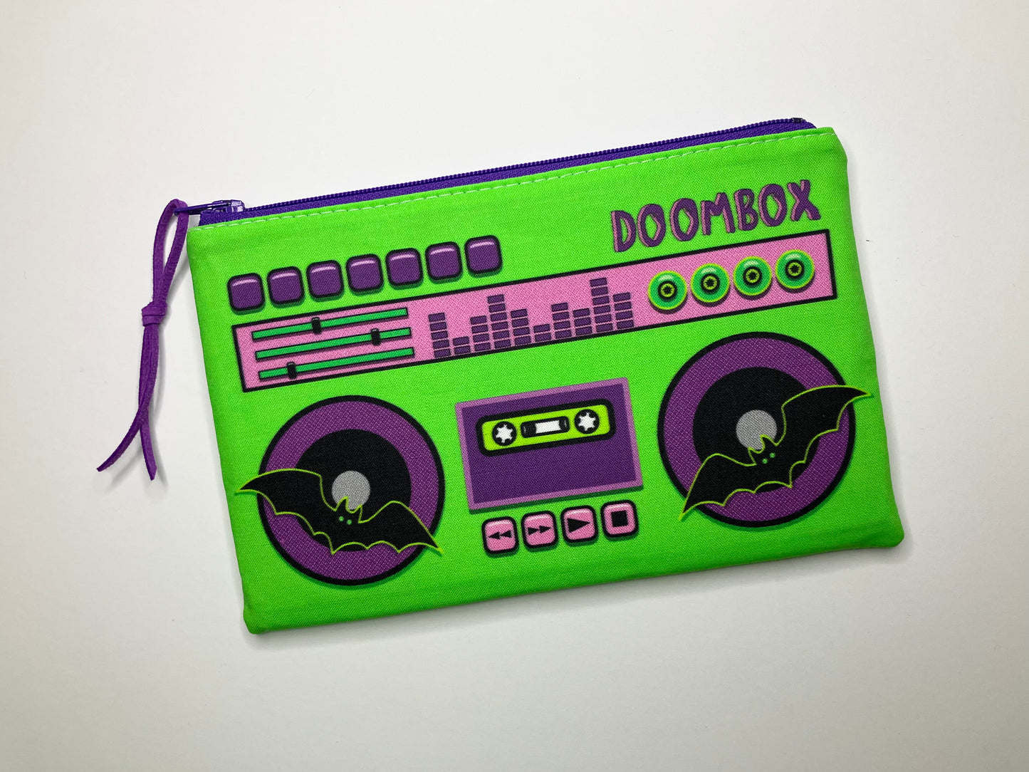 Batty Doombox Zip Pouch