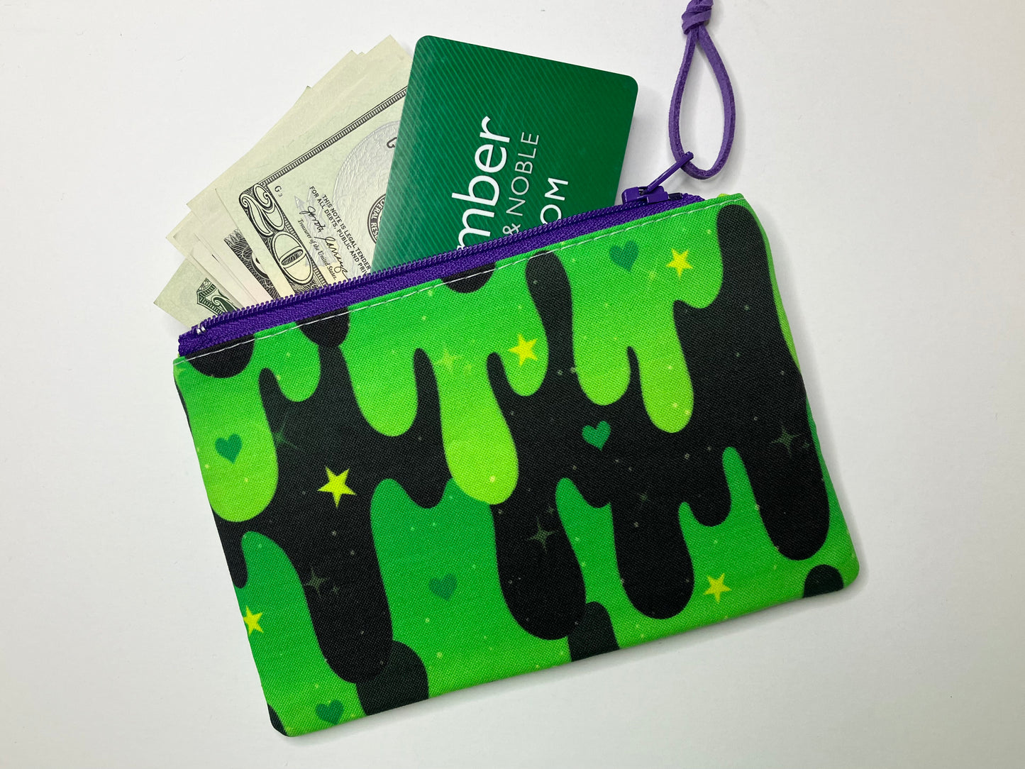 Green and Black Slime Coin Pouch