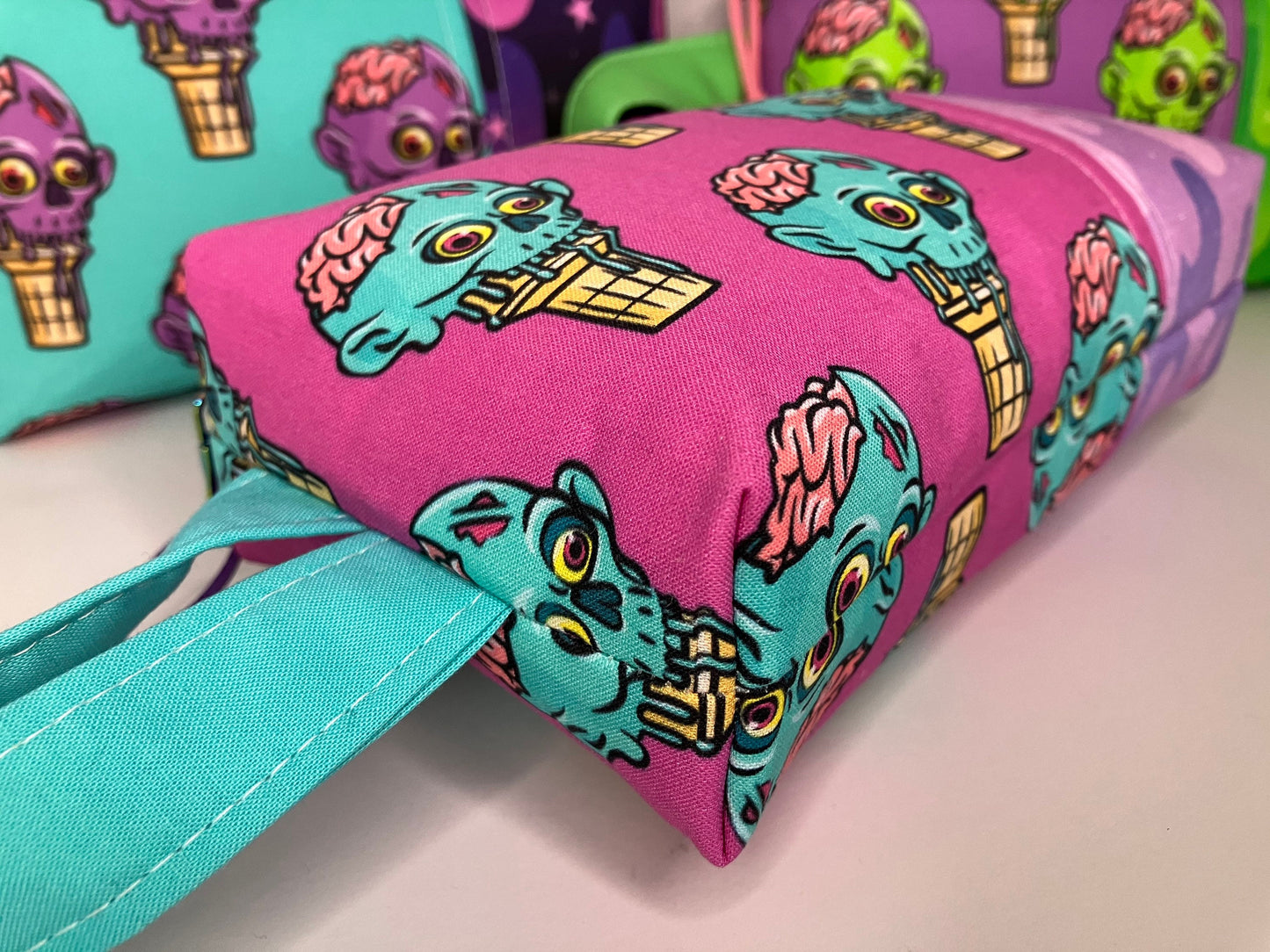 Aqua Zombie Ice Cream Boxy Bag