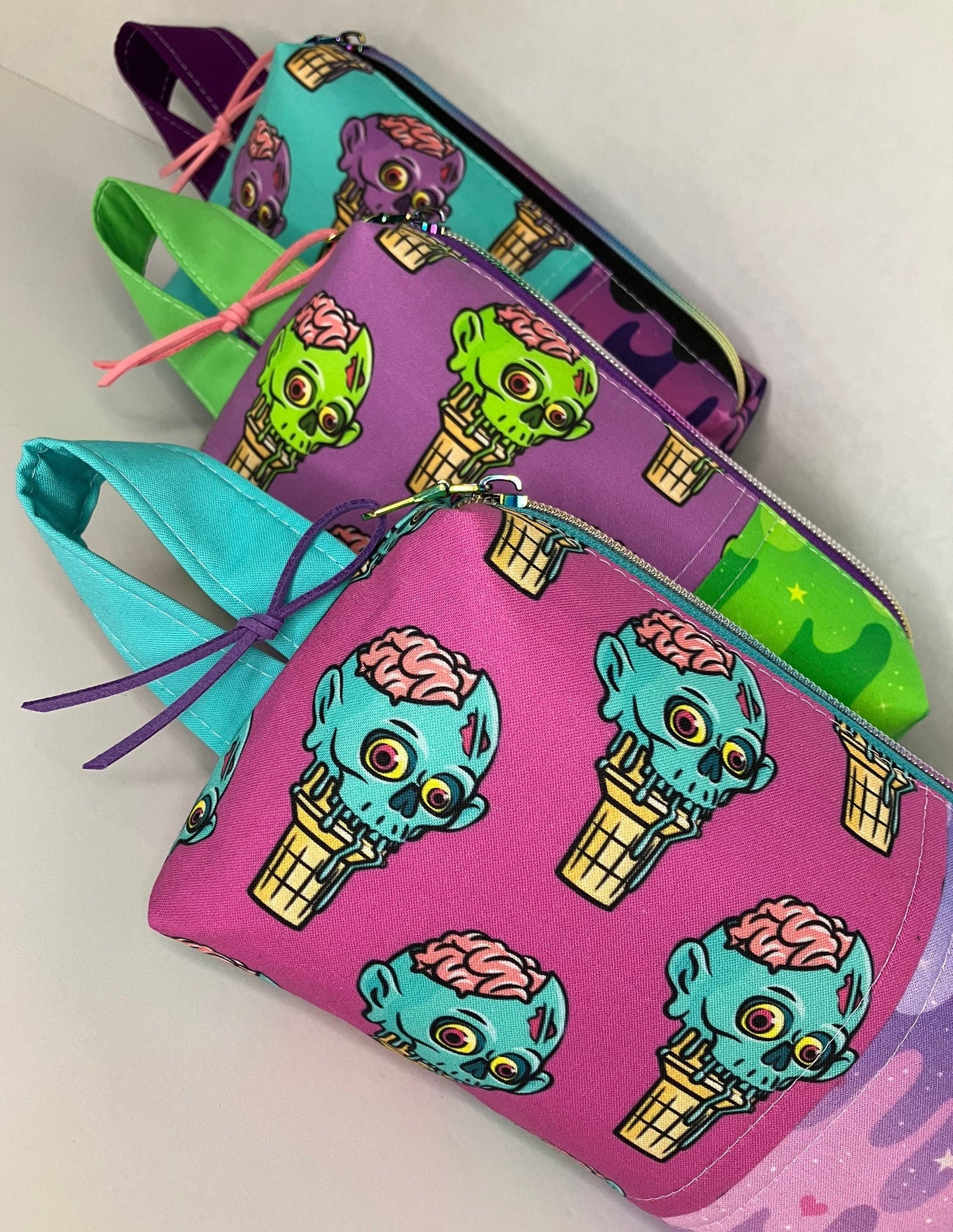 Aqua Zombie Ice Cream Boxy Bag