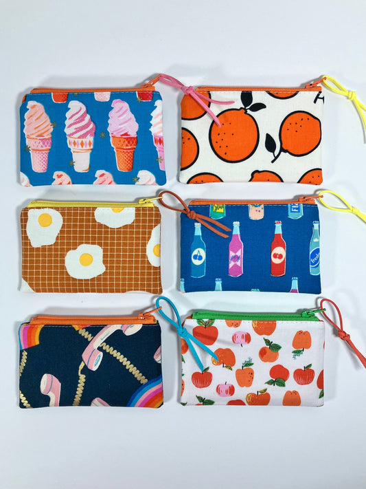 SNACKS + SWEET TREATS COIN POUCH: CHOOSE ONE!