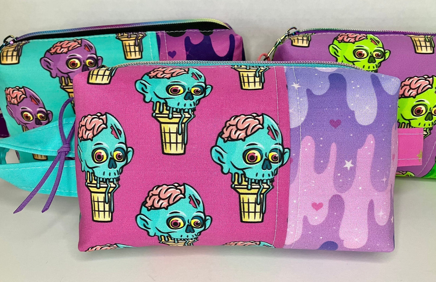 Aqua Zombie Ice Cream Boxy Bag