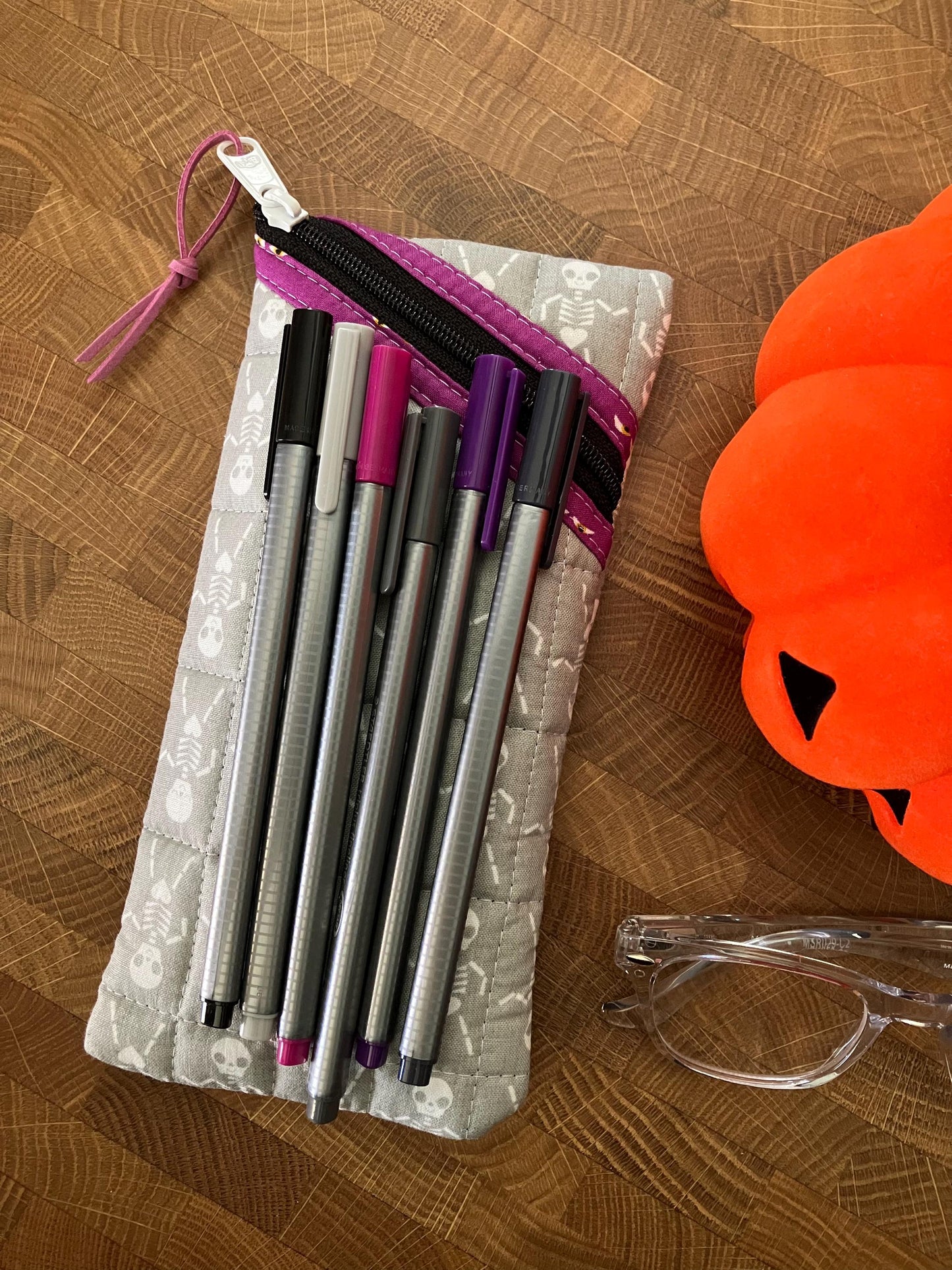 Skeletons Sunglasses Pouch