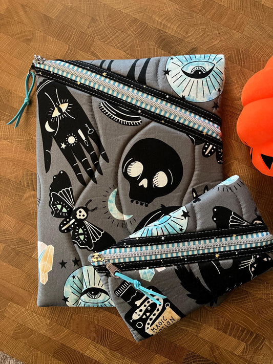 WITCHY BOOK POUCH SET