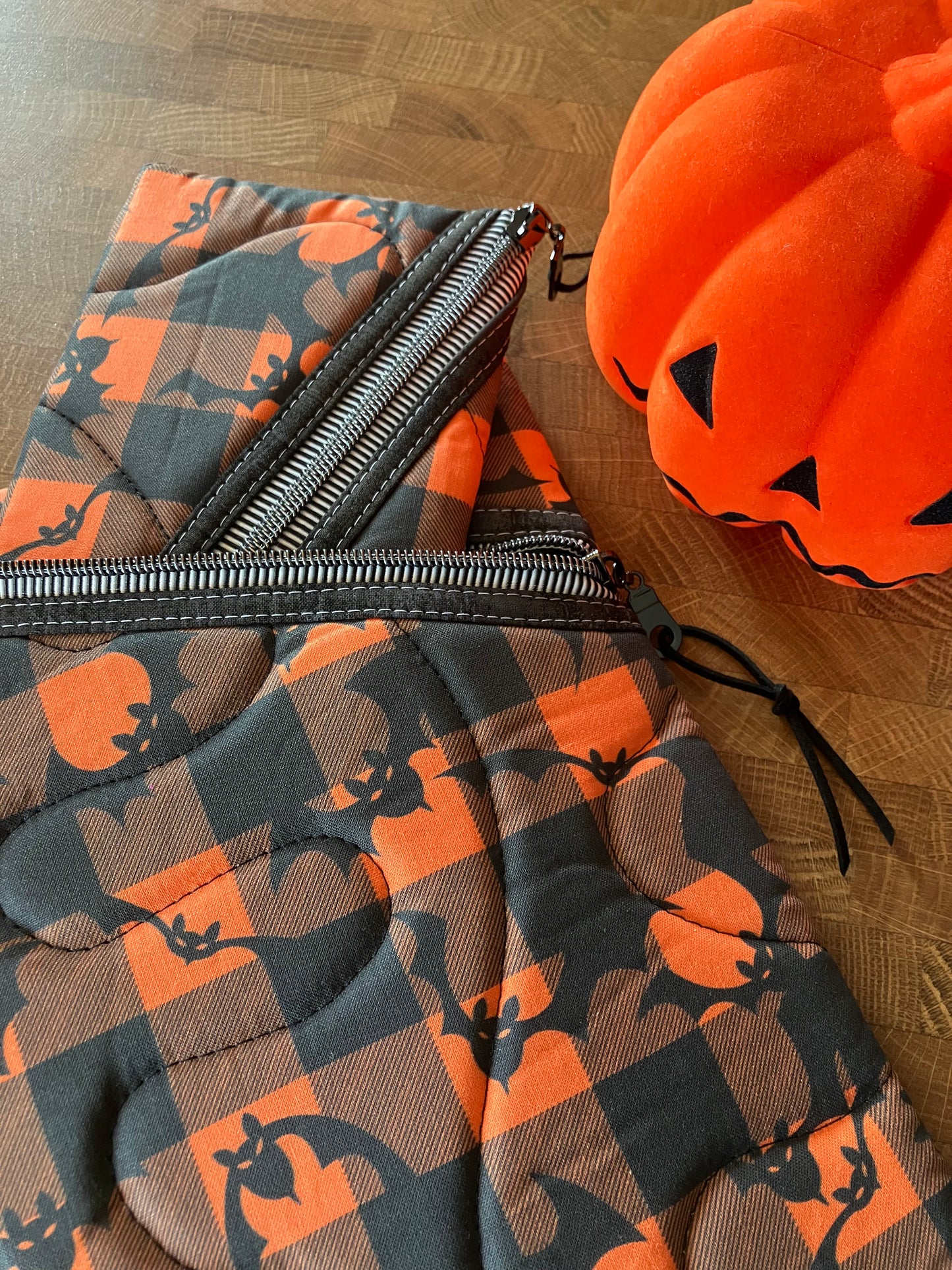 Plaid Bats Book Pouch Set