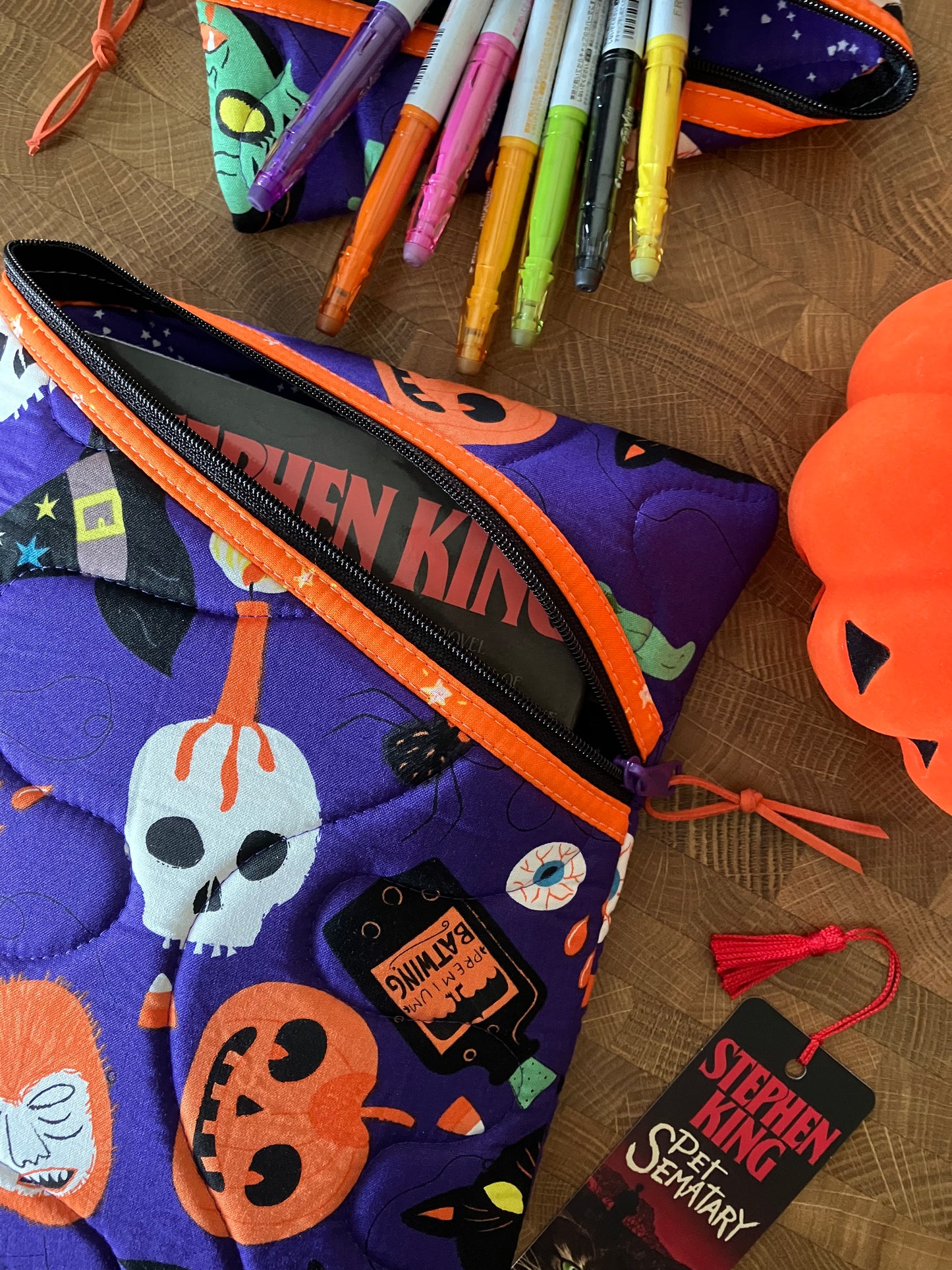 Halloween Book Pouch Set