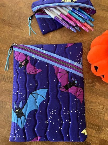 Batty Book Pouch Set