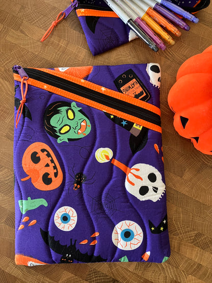 Halloween Book Pouch Set