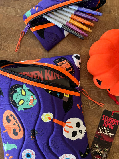 Halloween Book Pouch Set