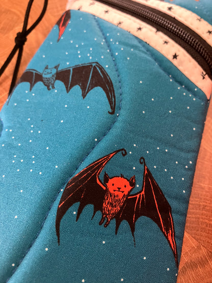 Blue Batty Sunglasses Pouch