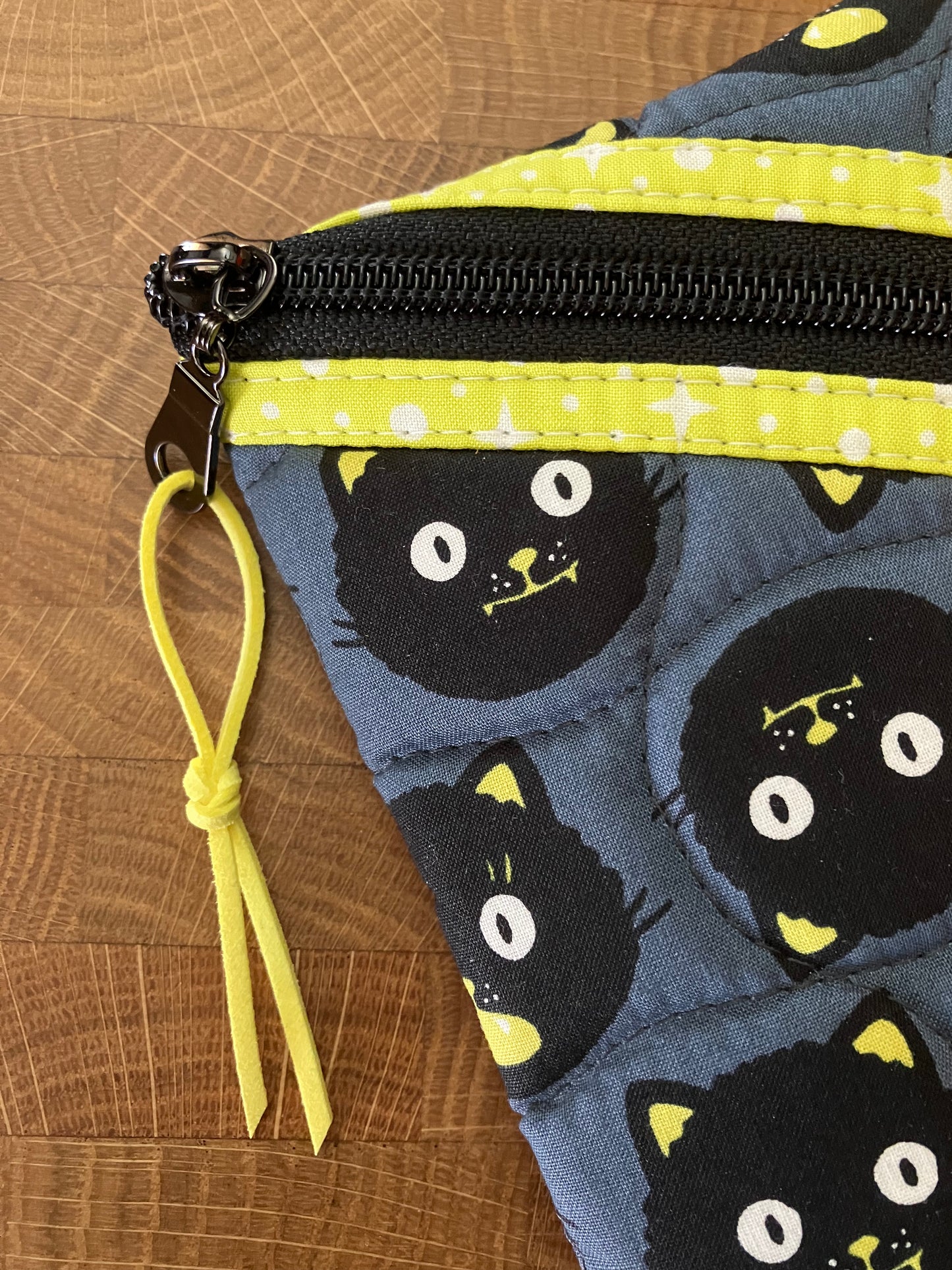 Blue Kitties Sunglasses Pouch