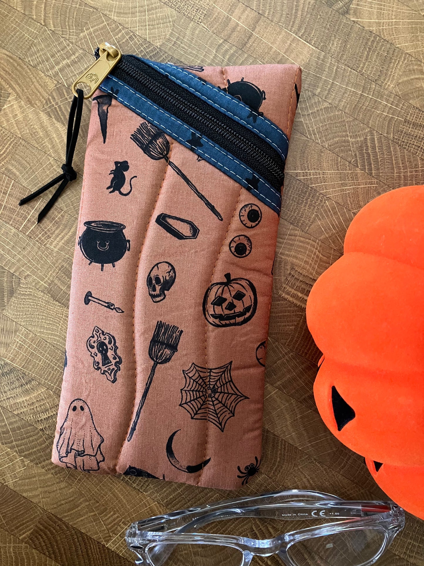 Rust Halloween Sunglasses Pouch