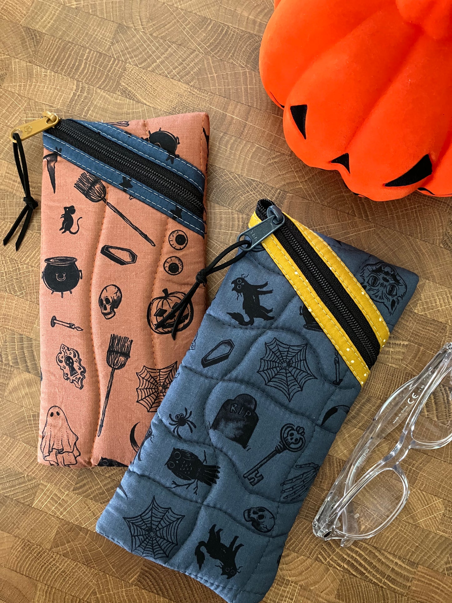 Rust Halloween Sunglasses Pouch