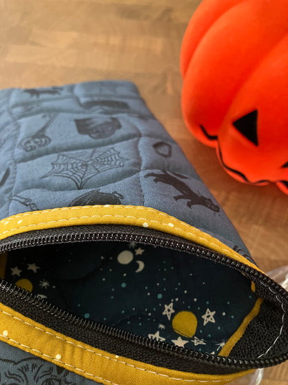 Navy Halloween Sunglasses Pouch