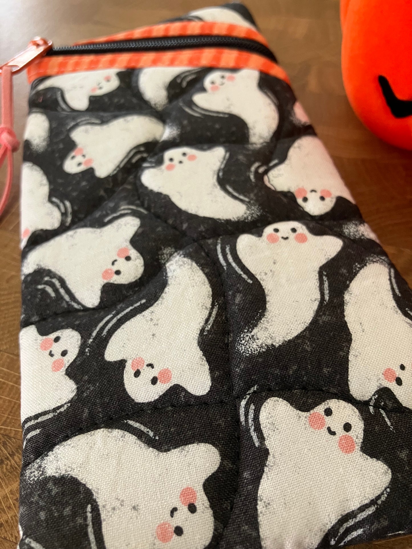 Black Ghosties Sunglasses Pouch