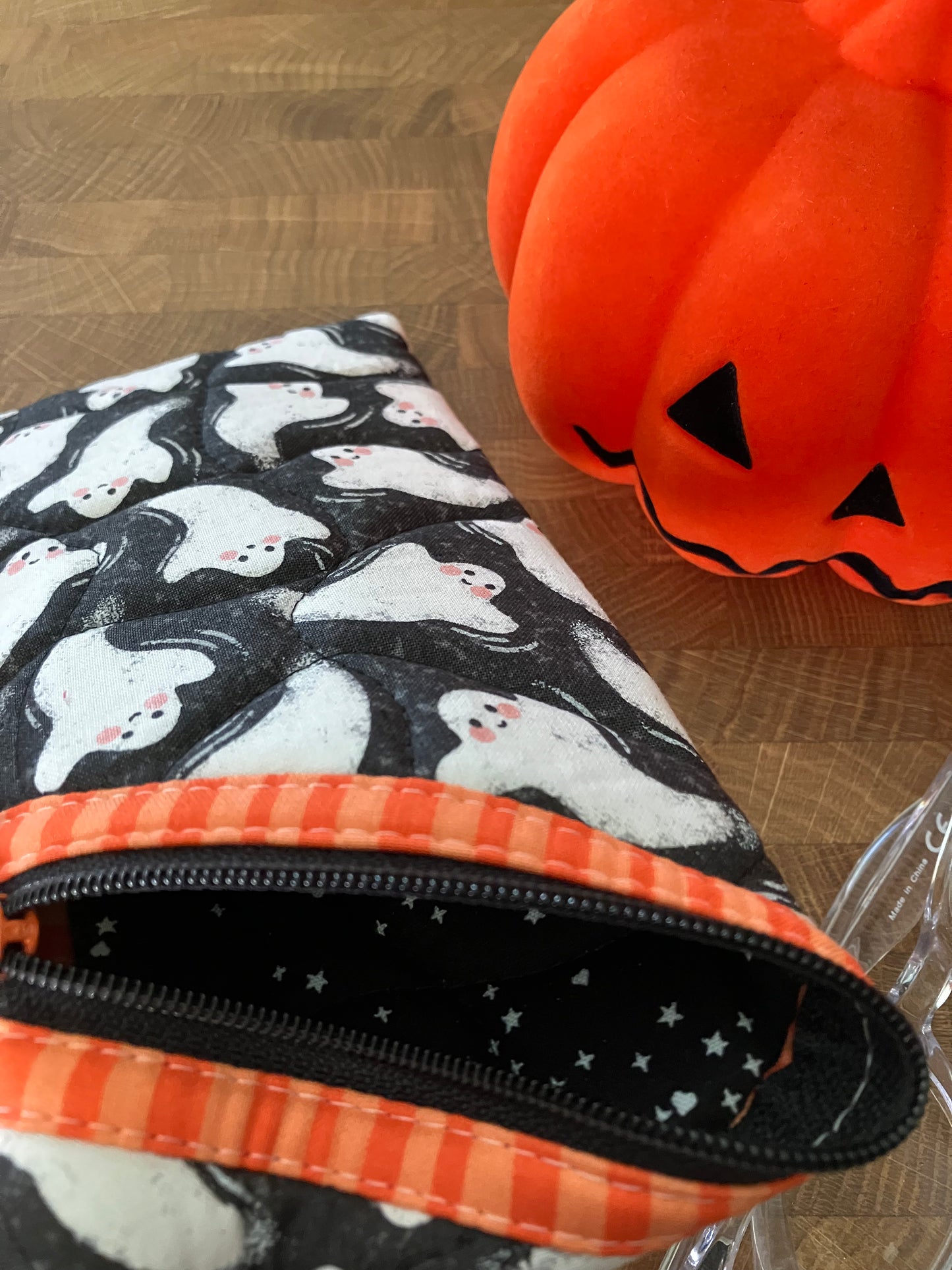 Black Ghosties Sunglasses Pouch