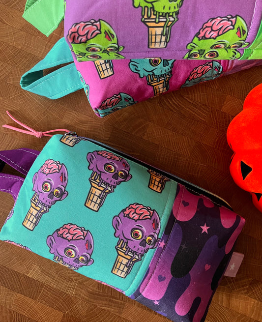 Purple Zombie Ice Cream Boxy Bag