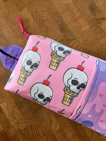 Skull Ice Cream Boxy Bag