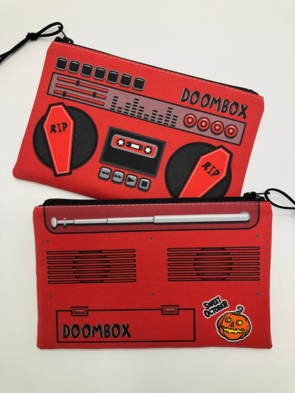 Coffin Doombox Zip Pouch