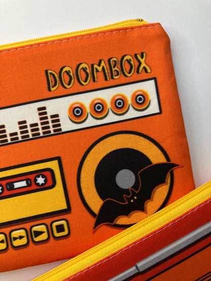 Candy Corn Doombox Zip Pouch