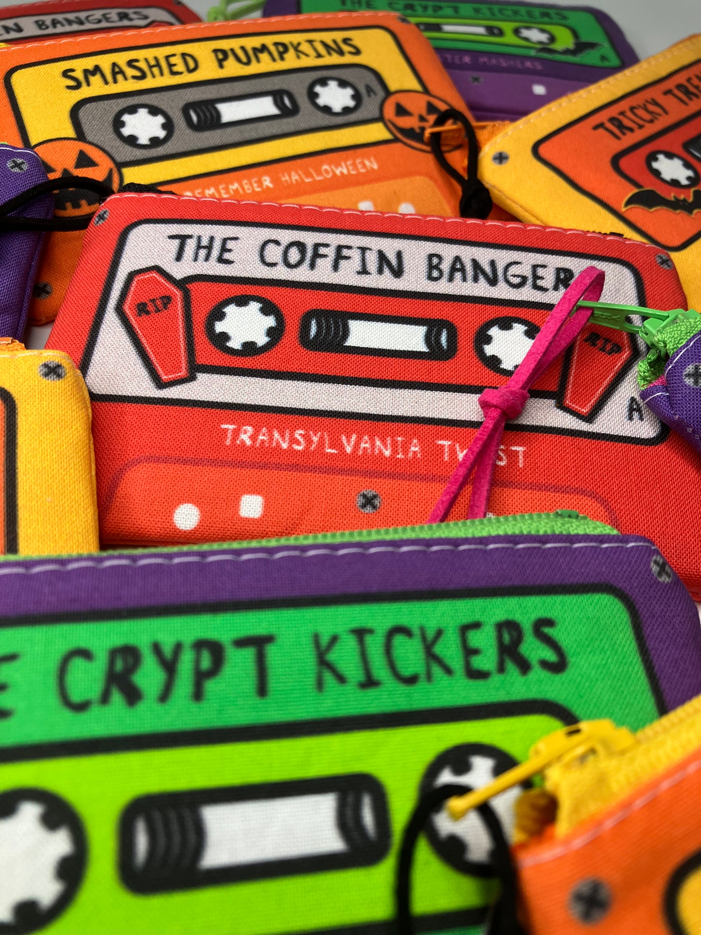 The Coffin Bangers Spooky Tunes Coin Pouch