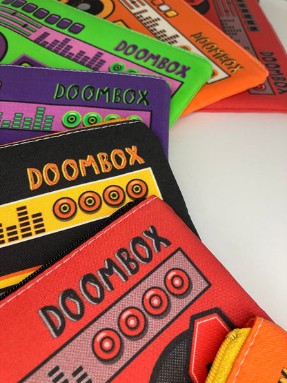 Jack-O-Lantern Doombox Zip Pouch