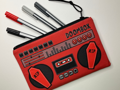 Coffin Doombox Zip Pouch