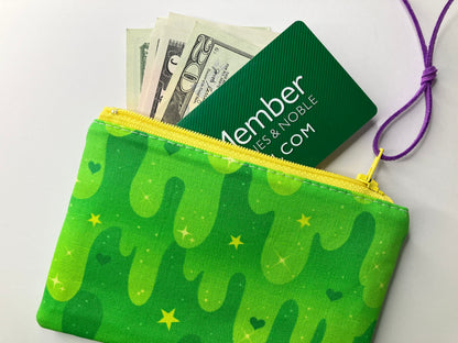 Lime Slime Coin Pouch