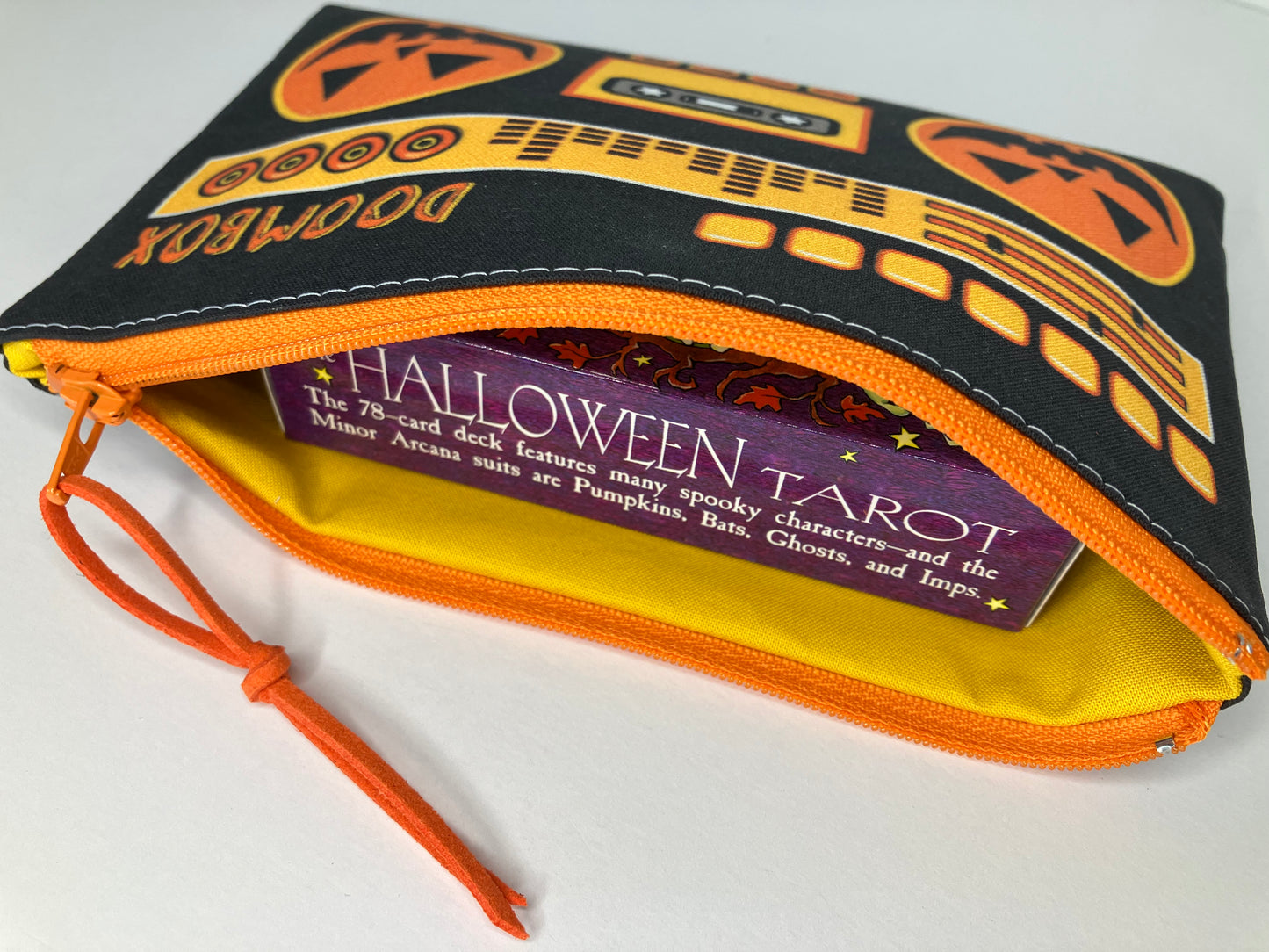 Jack-O-Lantern Doombox Zip Pouch