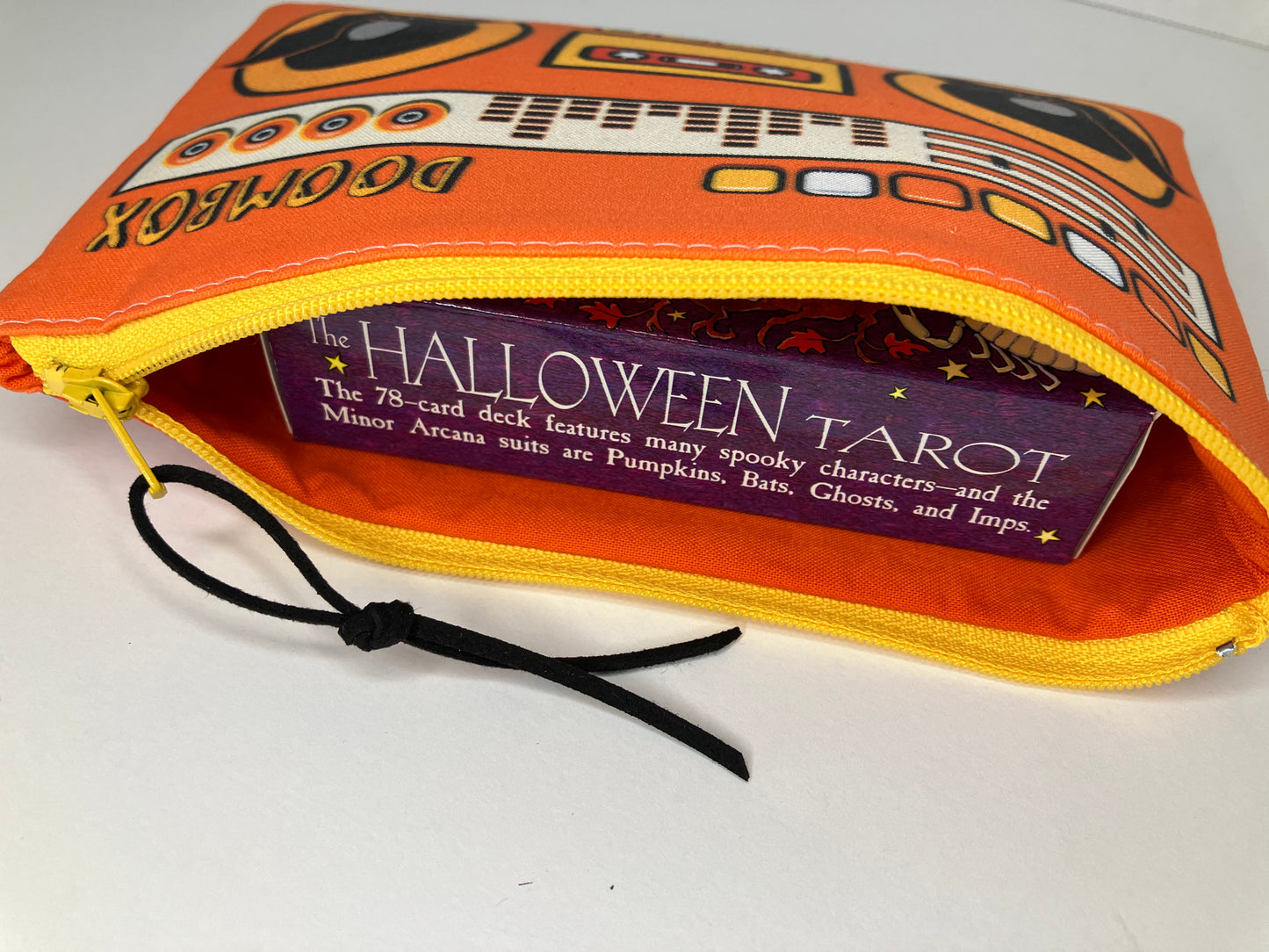 Candy Corn Doombox Zip Pouch