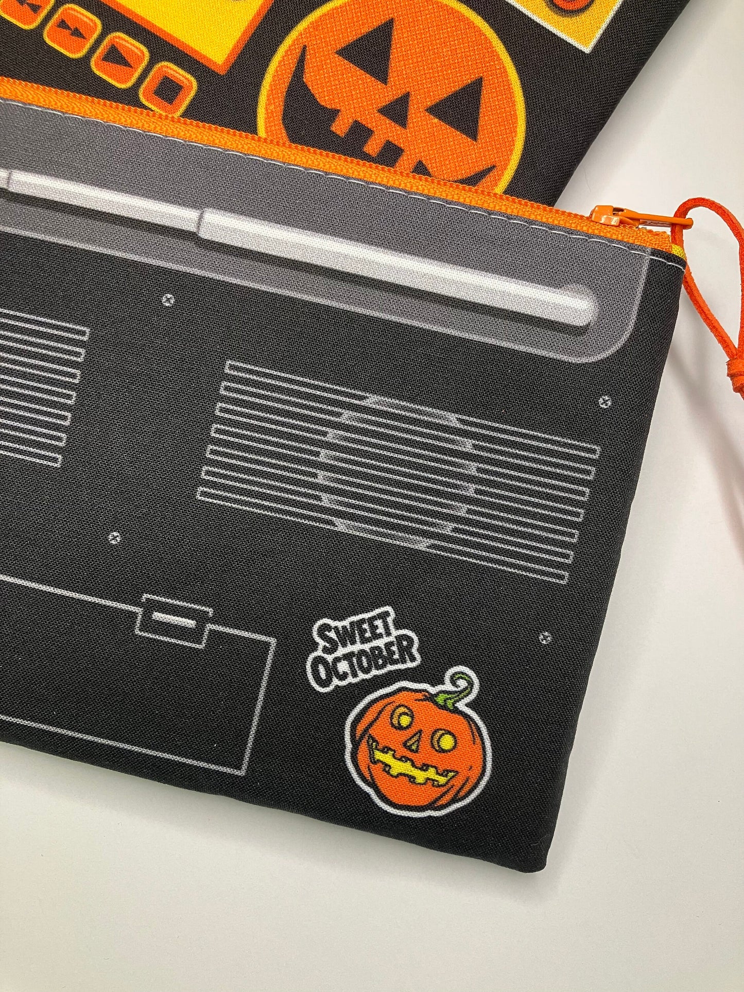 Jack-O-Lantern Doombox Zip Pouch