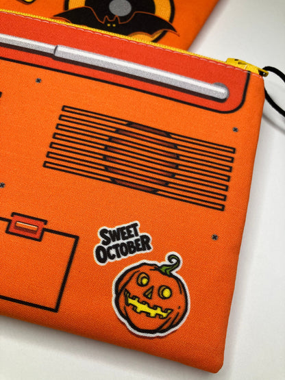 Candy Corn Doombox Zip Pouch