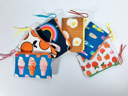 Snacks + Sweet Treats Coin Pouch: Choose One!