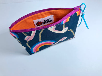 Rainbows + Telephones Cosmetic Pouch